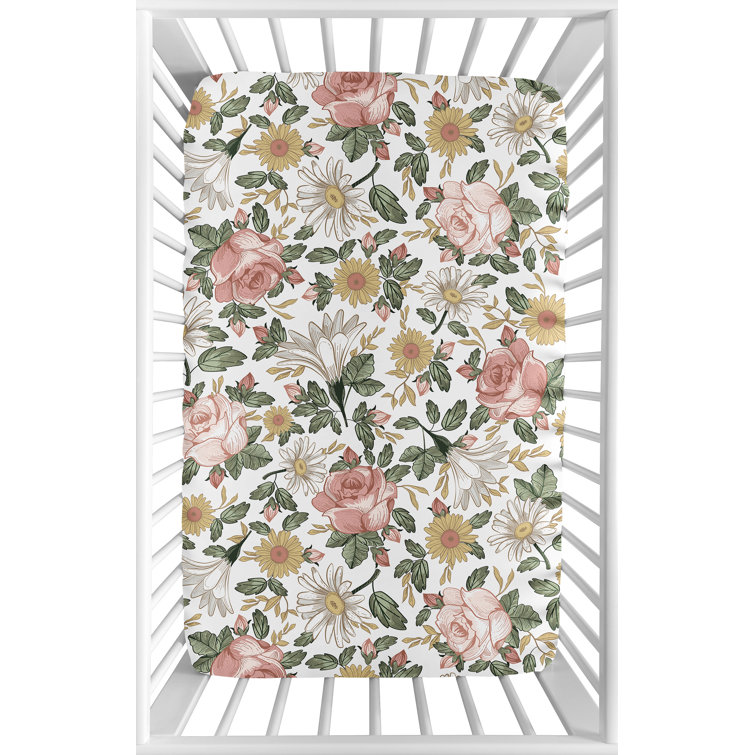 Vintage crib deals sheet